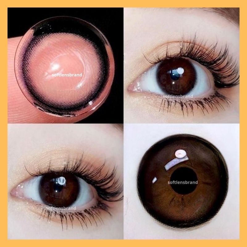 ( COD ) SOFTLENS NATURAL BLACK 14,00 MM SOFTLENS BLACK SOFTLENS HITAM SOFTLENS MINUS NORMAL SOFTLENS