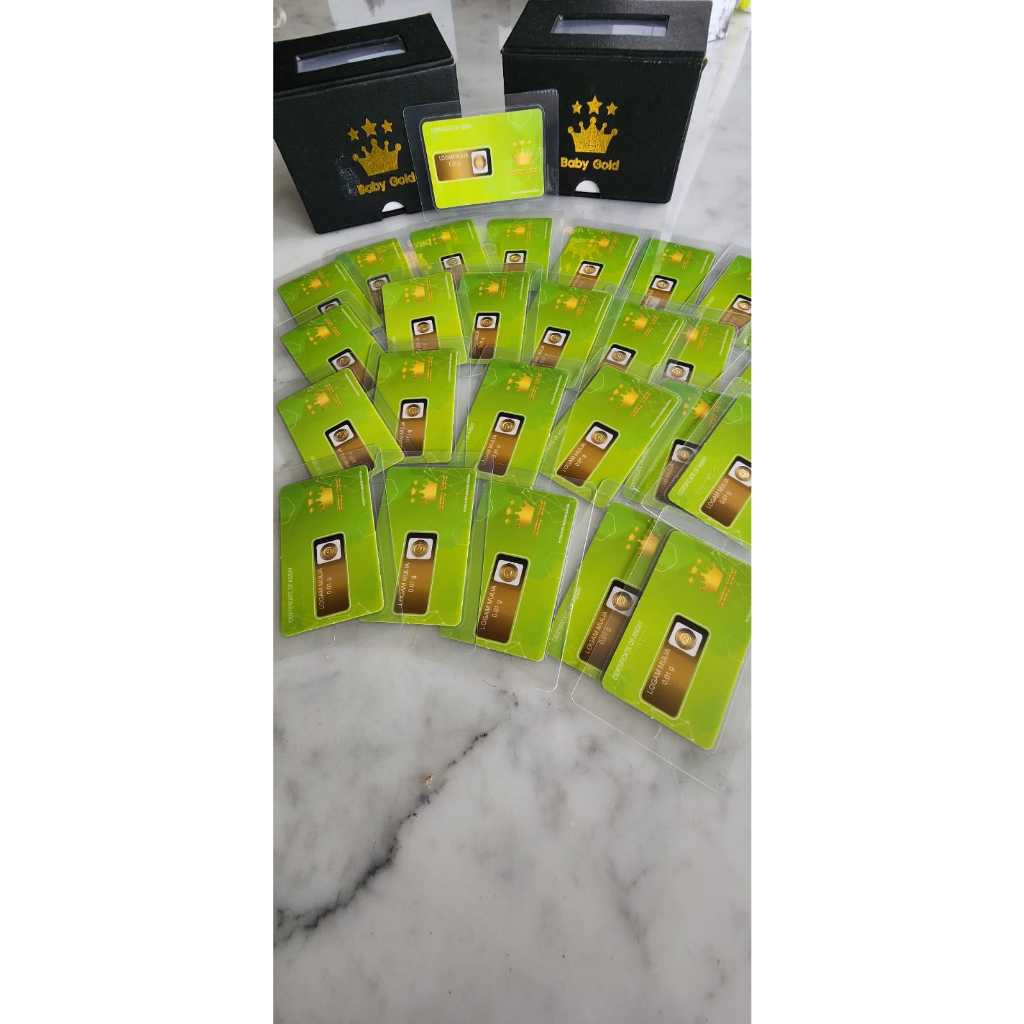 BABY GOLD LOGAM MULIA EMAS MINI 0.01 GRAM