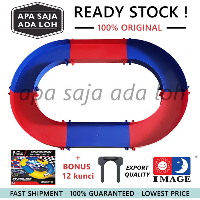 Track Tamiya 1 Jalur Super Battle Jalanan Tamiya Mainan Anak 4WD Rel