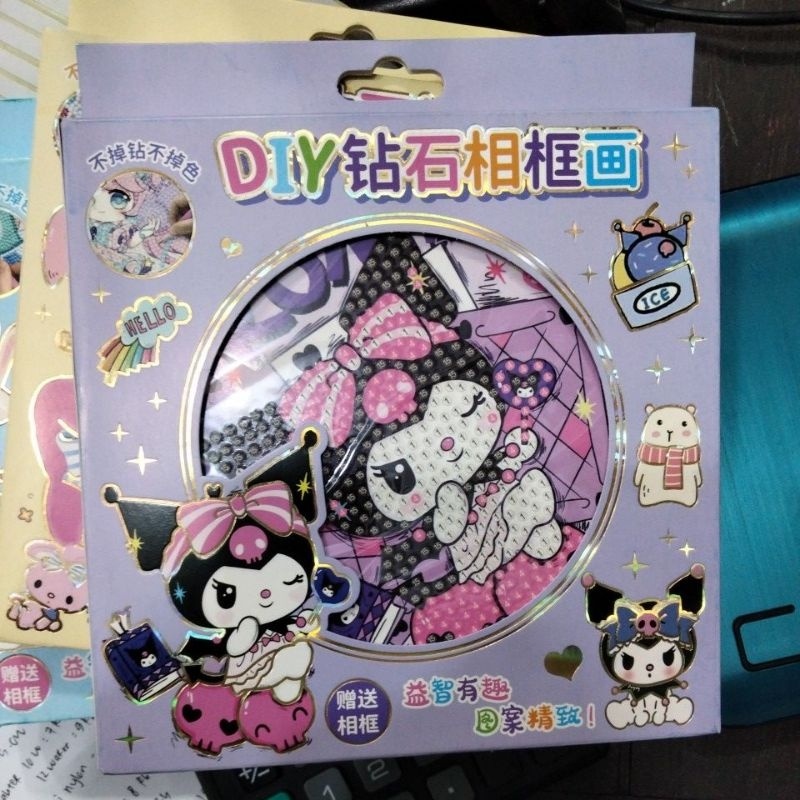 

menempel diamon mainan edukasi anak diy