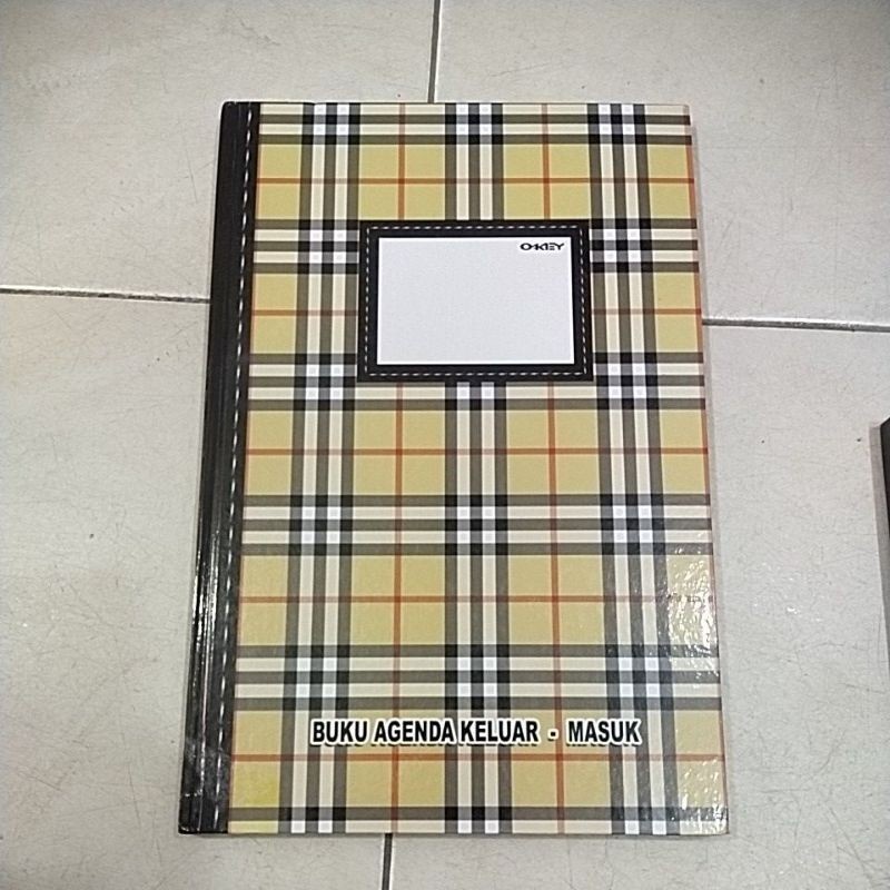 

(1pcs) buku agenda keluar masuk