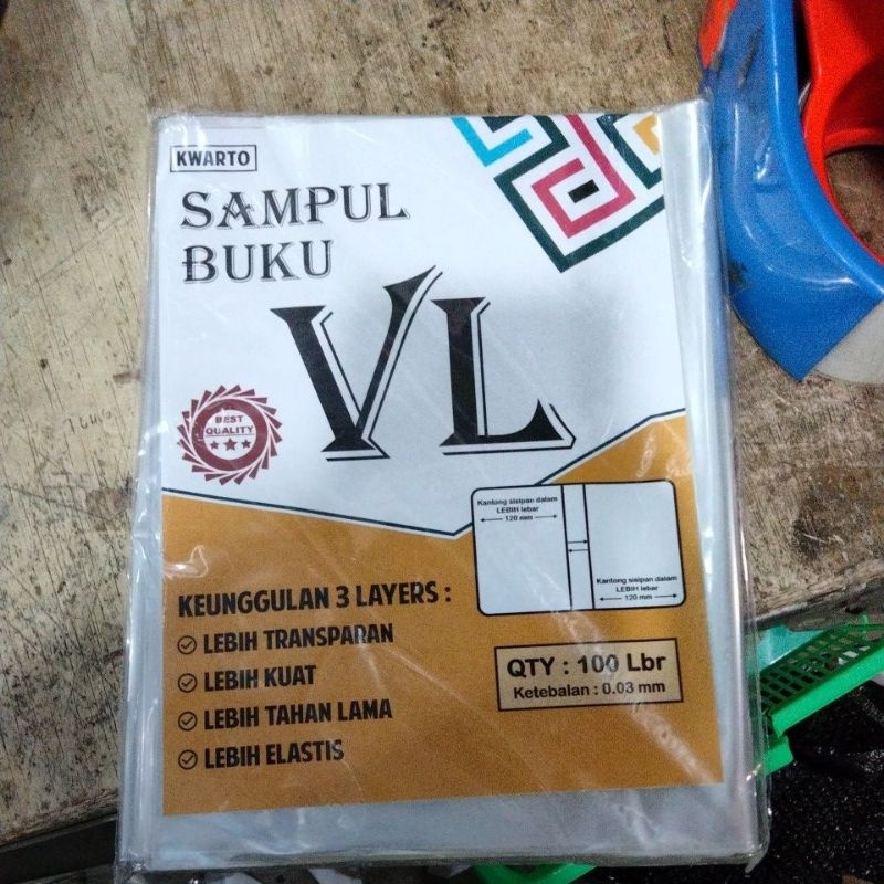

(1 pack) sampul plastik buku tulis 1 pak isi 100