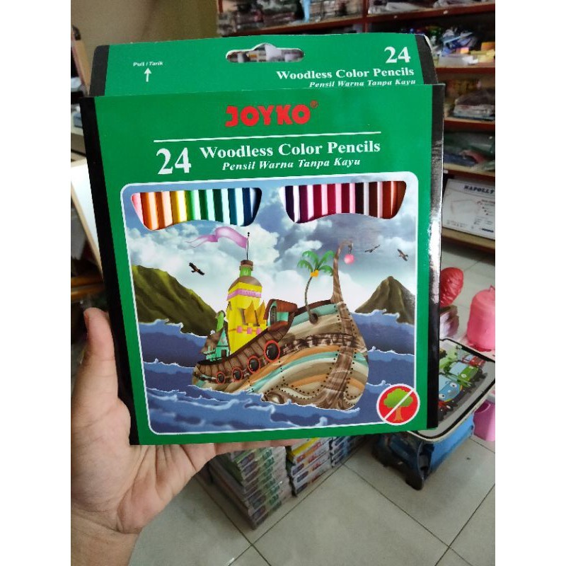 

pensil warna / pencil color / kelir kayu joyko 24 warna