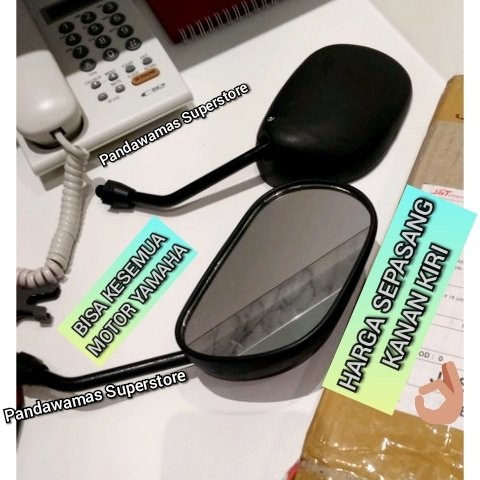 KACA SPION MODEL STANDAR ORI NYA MIO. Bisa Semua Motor Yamaha Karbu or Fi New - Fino soul gt 125 J