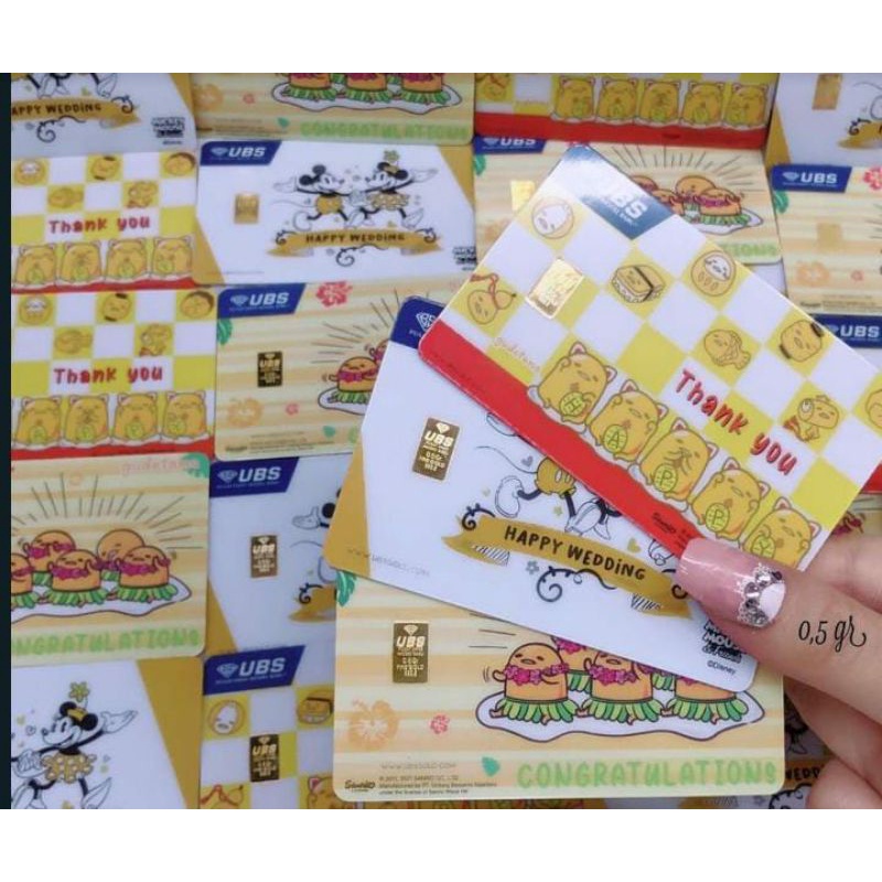 ANTAM UBS HRTA KING HALIM BIG PVC MINI GOLD 0.5 GR/LOGAM MULIA HRTA 0.5 GRAM / LM HARTADINATA /