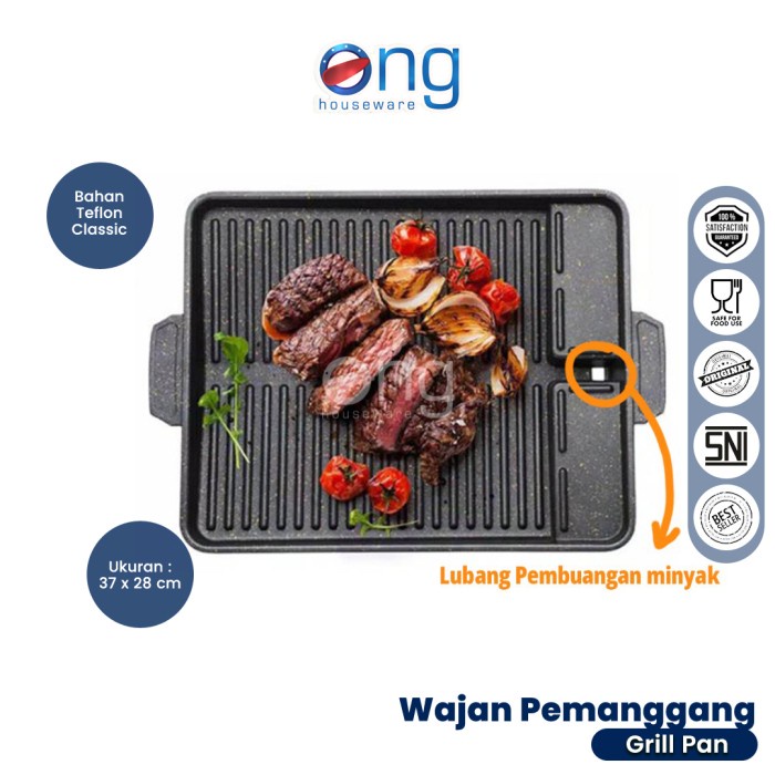 Best Seller Korean Yakiniku Barbeque Multi Grill Pan Wajan Panggangan Daging