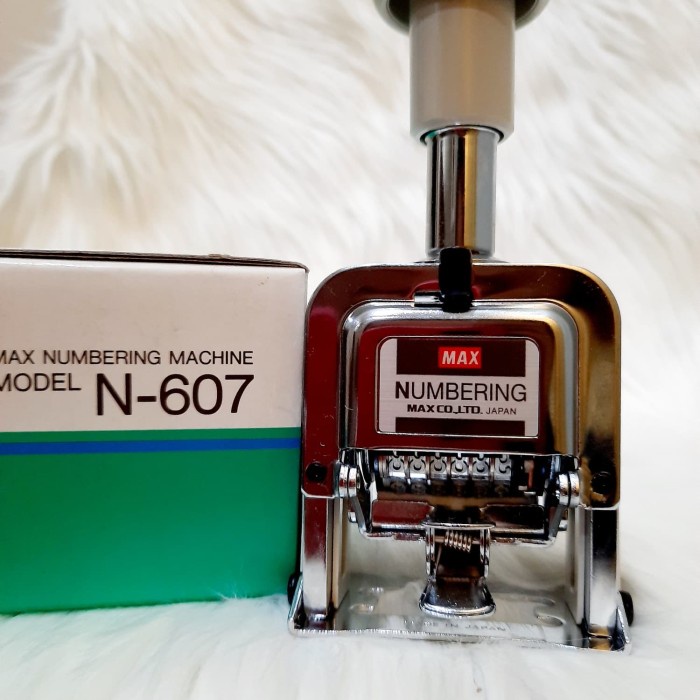 

MAX NUMBERING MACHINE N-807 / 8 DIGIT Kode 1274