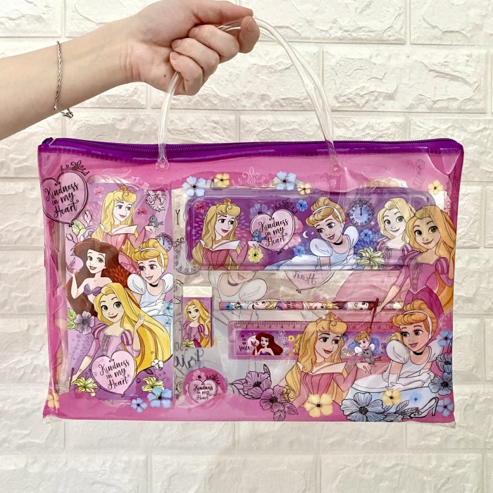 

Stationery Set w Bag Disney Princess Original Kode 1442