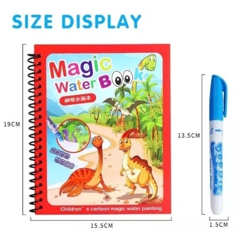 

Tahan Lama Magic Water Book Buku Gambar Mewarnai Anak Dengan Pulpen Tinta Air