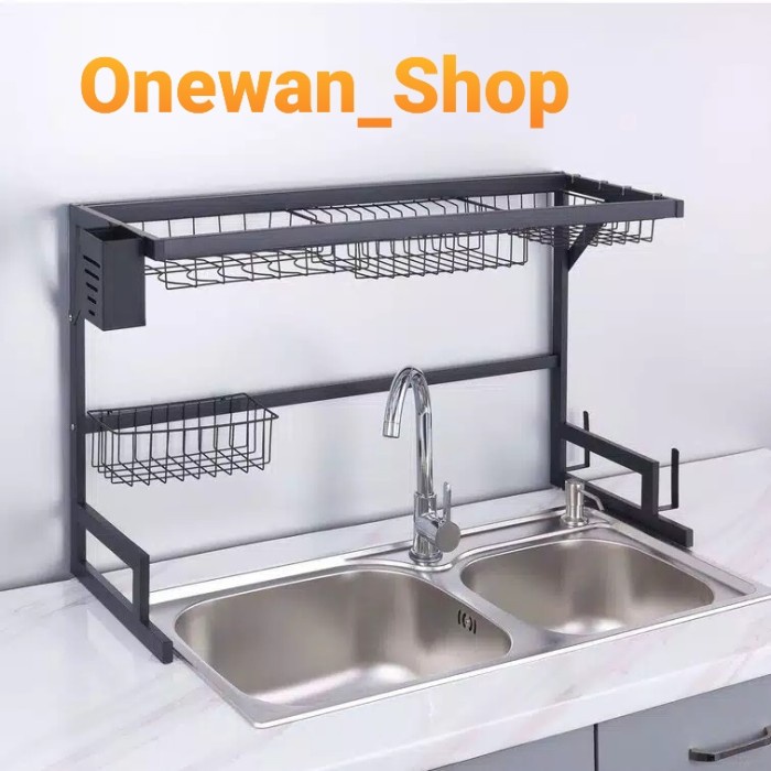 RAK PIRING WASTAFEL 85 cm / rak serbaguna rak kiten sink 85 cm