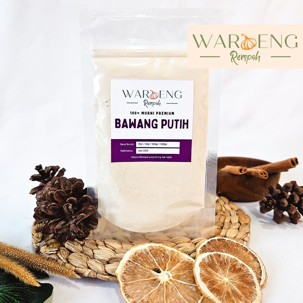 

HJE Bawang Putih Bubuk / Ground Garlic / Waroeng Rempah Murah