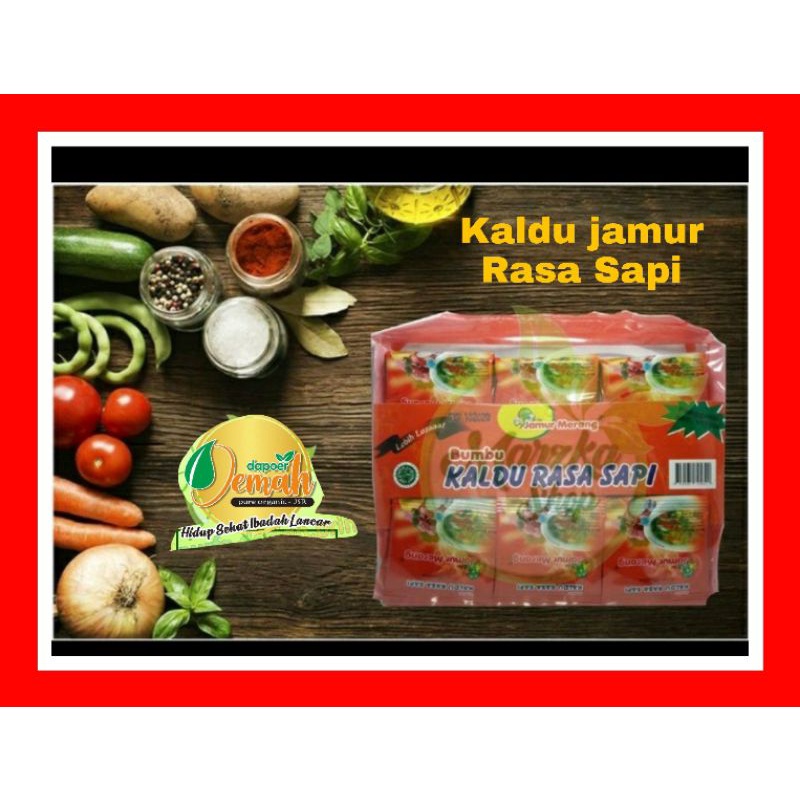 

HJE Kaldu Jamur Merang Alami Non Msg 1 Renceng/10 Pcs