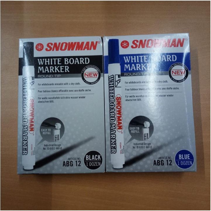 

Grosir Snowman Spidol Whiteboard Abg 12