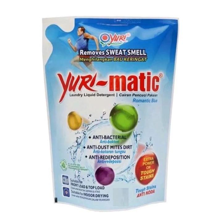 YURI MATIC DETERGENT LIQUIT ROMANTIC BLUE