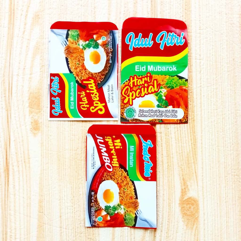 

Amplop Lebaran Idul Fitri Snack Jajanan 1 Pak Isi 10 Lembar