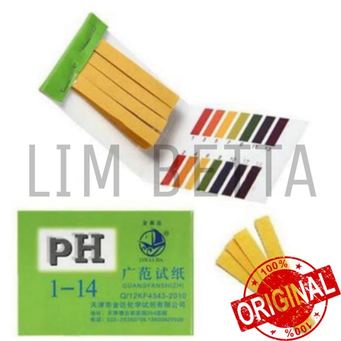 JTTOP" KERTAS LAKMUS / KERTAS PH / PH TESTER / KERTAS PENGUKUR PH AIR
