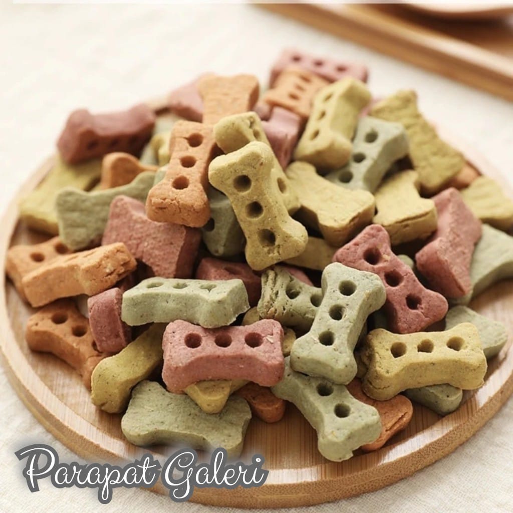 

Biscuit Snack Cemilan Vitamin Anjing Dog Treat Dog Snack Anjing Vegetable Dog Biscuit 100gram
