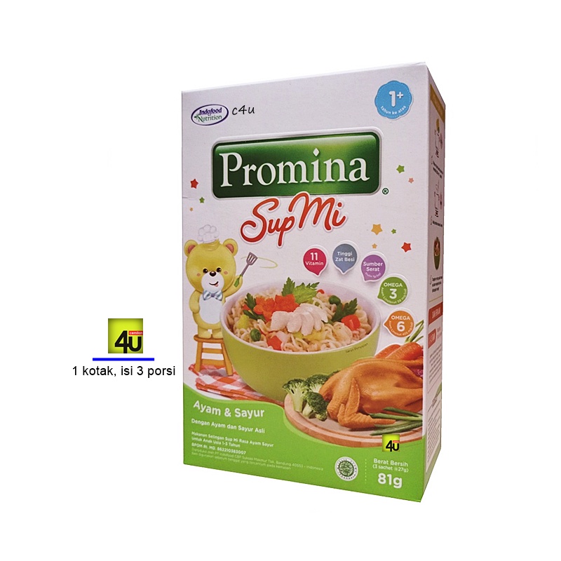 

Promina SUP MI - Snack Mie untuk Anak 1-3 tahun - 1 kotak
