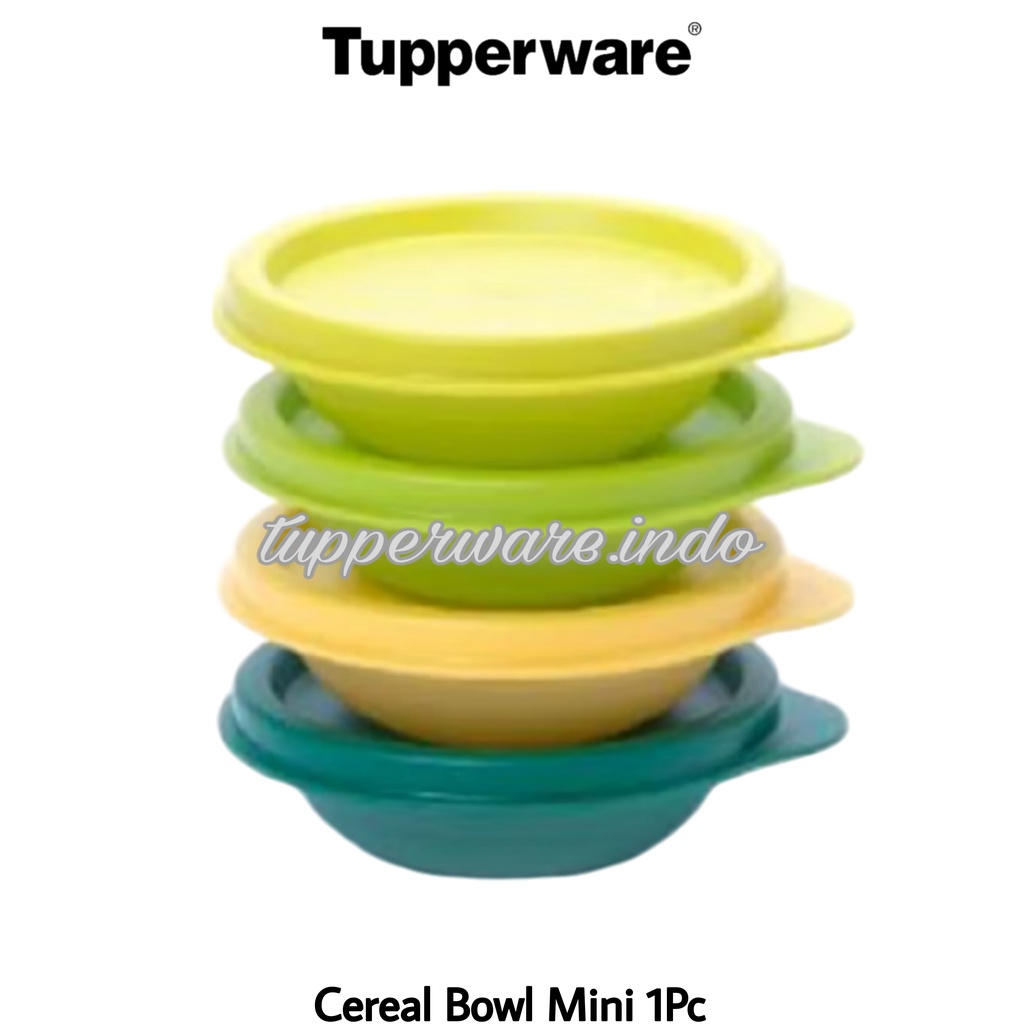 

Tupperware Cereal Bowl Mini 1Pc wadah Mpasi kecil toples kue snack wadah bekal plastik upin ipin