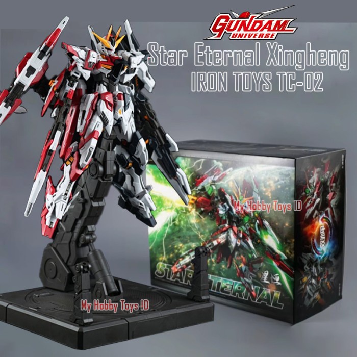 SALE  SALE MAINAN ACTION FIGURE ANIME ROBOT GUNDAM STAR ETERNAL XINGHENG MODEL KIT LED METAL