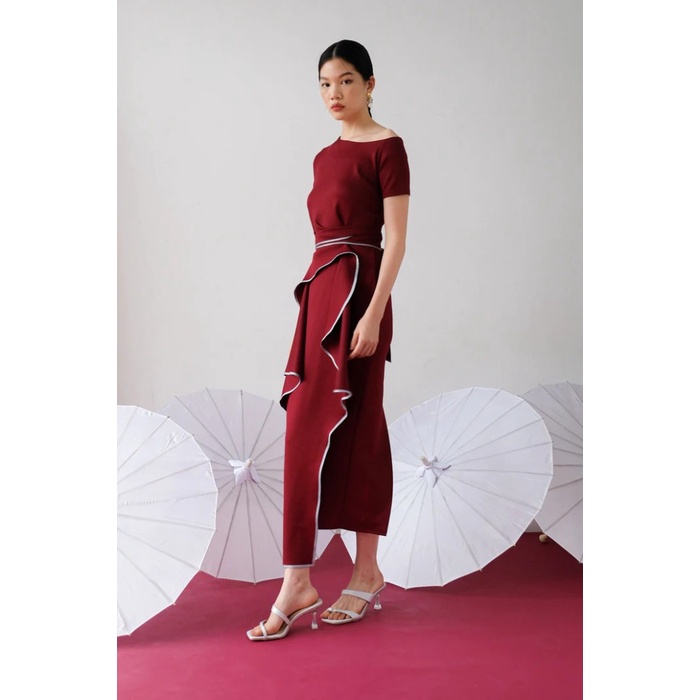 Alexa Wrap Dress - Atvezzo Dress Terlaris