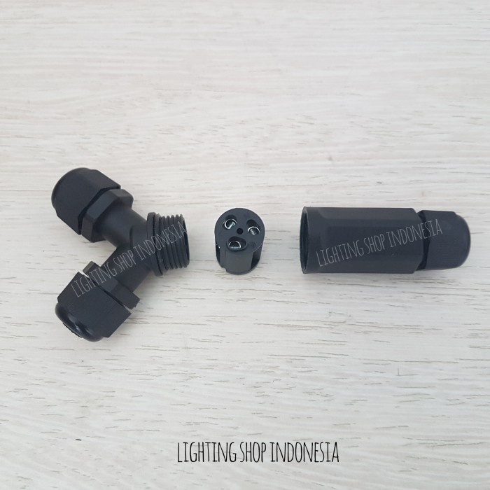 Sambungan Kabel Waterproof Ip68 2Lampu