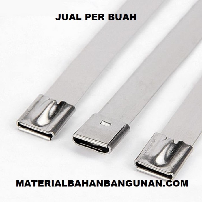 

Perbuah Kabel Tis Full Stainless 19 x 400 mm Pengikat Tali Ties Tie