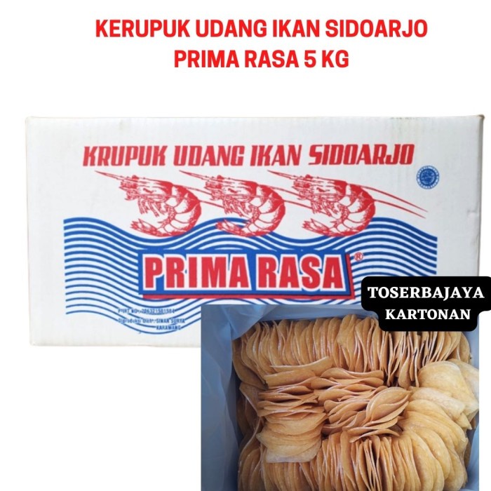 

Kerupuk Udang Ikan Sidoarjo Prima Rasa 5 Kg