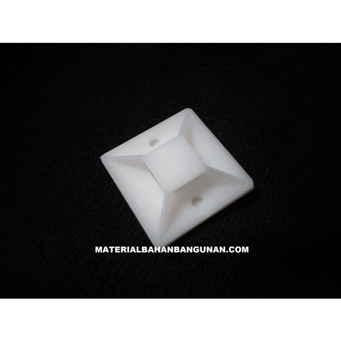 

Mounting Cable Ties 20 x 20 Gantungan Kabel Tis Mount Tie Cantelan