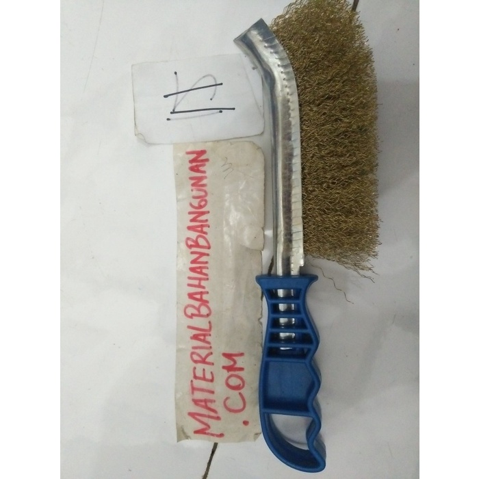 sikat kawat besi kuning kinfe steel wire brush sikat besi kuningan