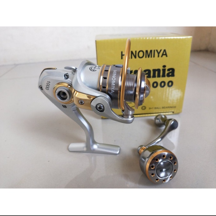 Menarik Reel Hinomiya Argania 1000 Power Handle