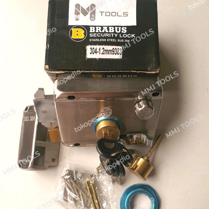 Kunci Otomatis BRABUS - Kunci Pintu Geser Otomatis BRABUS Stainless