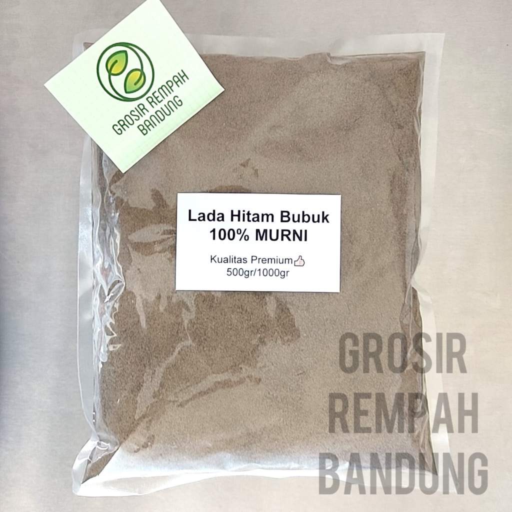 

HJE Lada Hitam Bubuk / Murni / Rempah / Kualitas Terbaik