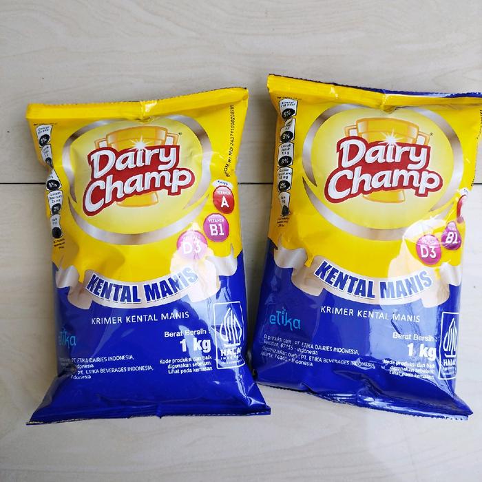 

2 Kg Dairy Champ Susu Kental Manis Packing Kardus Manis Harga Promo