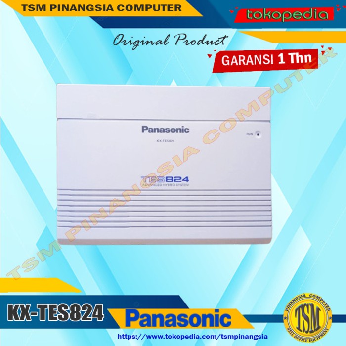Pabx Panasonic KX-TES824 / KX-TES 824 Kapasitas 3 Line 8 Extension Barang Baru Bergaransi