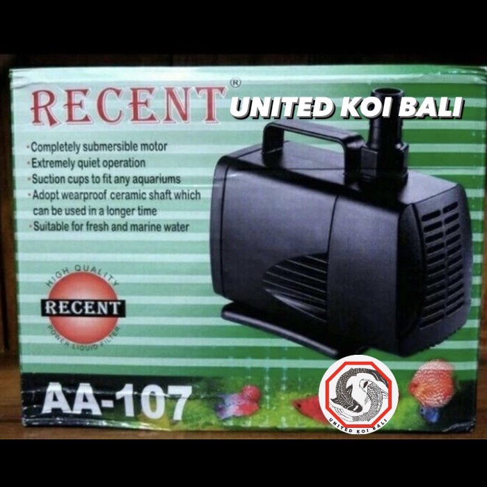 POMPA CELUP RECENT AA 107 AA-107 POMPA AIR KOLAM IKAN DAN AQUARIUM