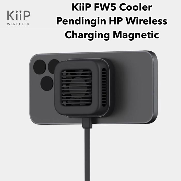 KiiP Wireless FW5 Cooler Magnetic Charging Pendingin HP Gaming Cooling