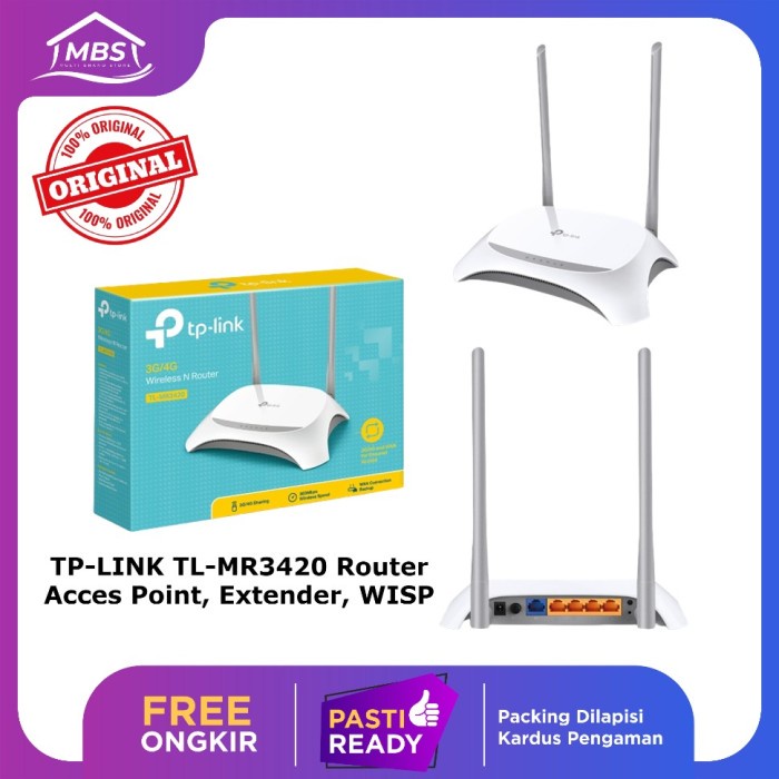 tp-link MR3420 Wireless n Router / tp link tl mr3420 / tplink mr3420