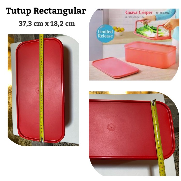 Tutup Kotak Makan Tupperware Modular Mate Rectangular #Gratisongkir