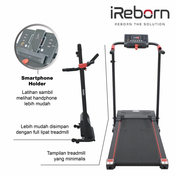 nov treadmill elektrik venio ireborn(original)treadmil-treadmill-tredmill