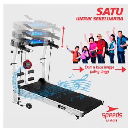 nov Treadmill Manual Multifungsi Olahraga Fitness Gym Speeds Original