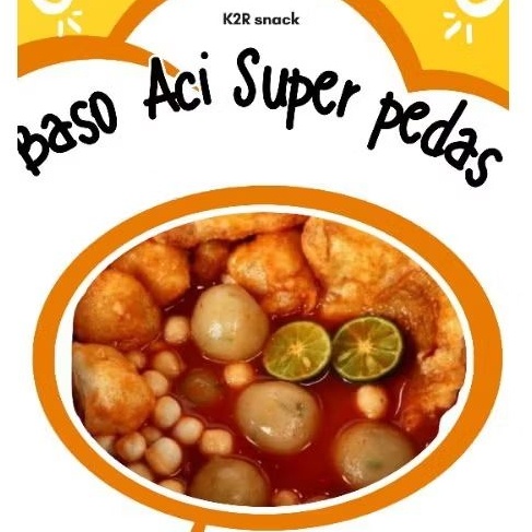 

Baso Aci pedas instan lengkap home Made boci isi 6 boci pedas