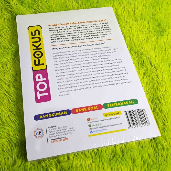 

Buku Sd Kelas 3 : Top Fokus Ulangan Harian Tematik Sd/Mi Kelas 3