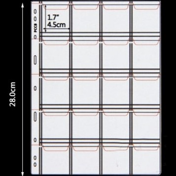 

[tmr] - Refill koin bening mingt pccb 20 pocket kantong transparan