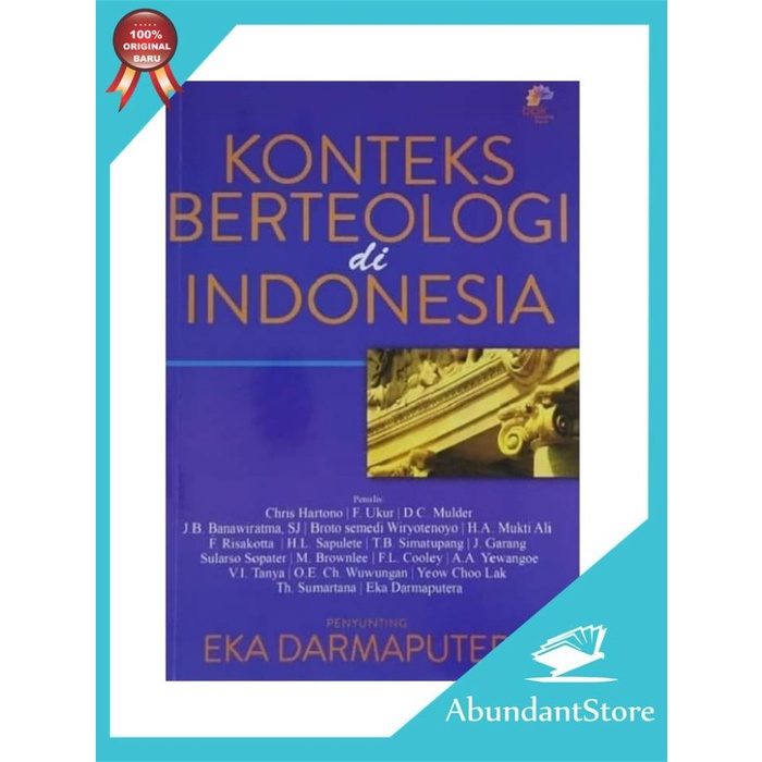 

Konteks Berteologi Di Indonesia - Eka Darmaputera
