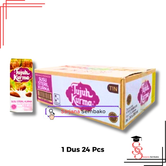 

Tujuh Kurma Susu Steril - 1 Dus 24 Pcs