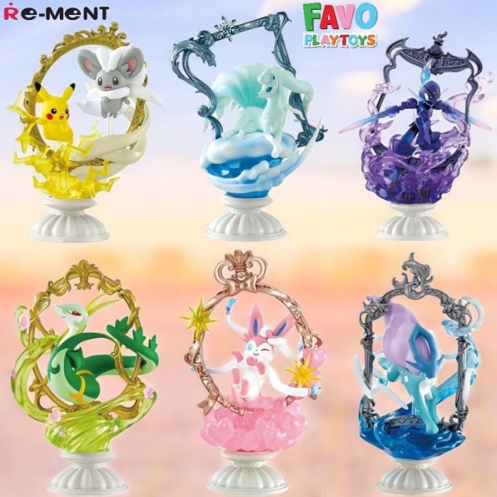 RE-MENT Pokemon Decorative Frame Collection Series Blind Box Figure Rement DiskonJual MurahHarga