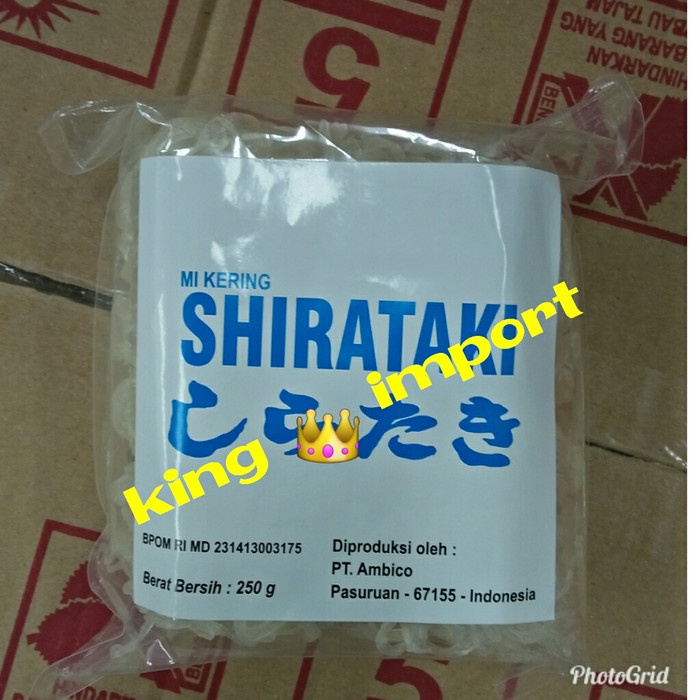 

BISA GOSEND! Shirataki Noodle mie kering 250gr