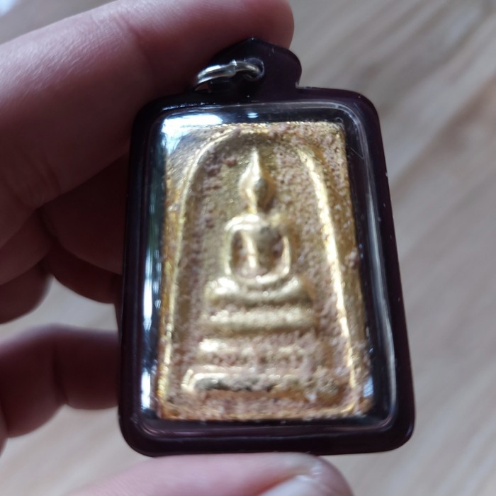Phra Somdej Leklai Gold Lp Somporn Blessed Thai Pendant