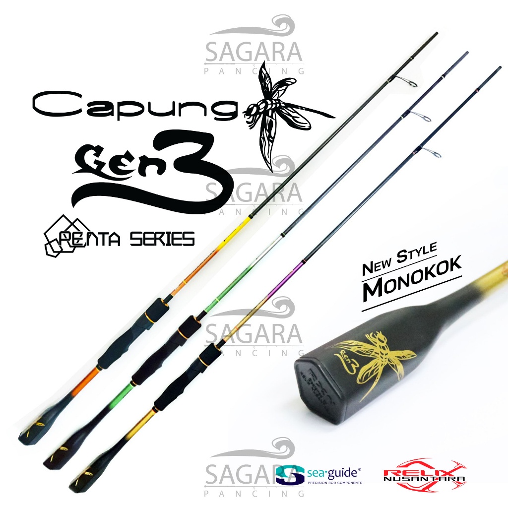 Joran Capung 622 662 702 732 762 832 902 Capung GEN 3 Capung GEN 4 Top Section Capung